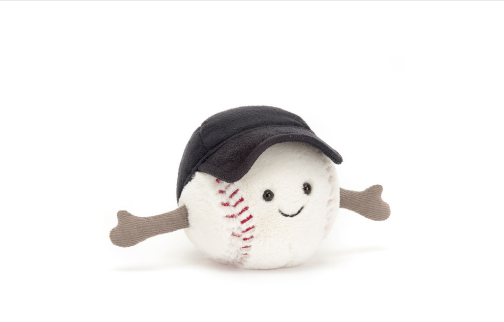 jelly cat plush baseball