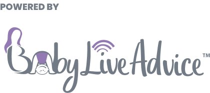 LOGO: Powered by Baby Live Advice