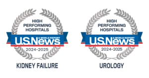 2 US News & World Report Urology Badges