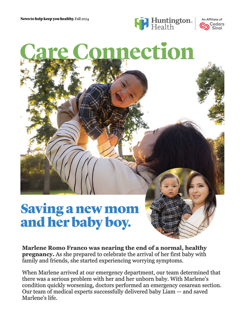 Care Connections newsletter cover - fall 2024